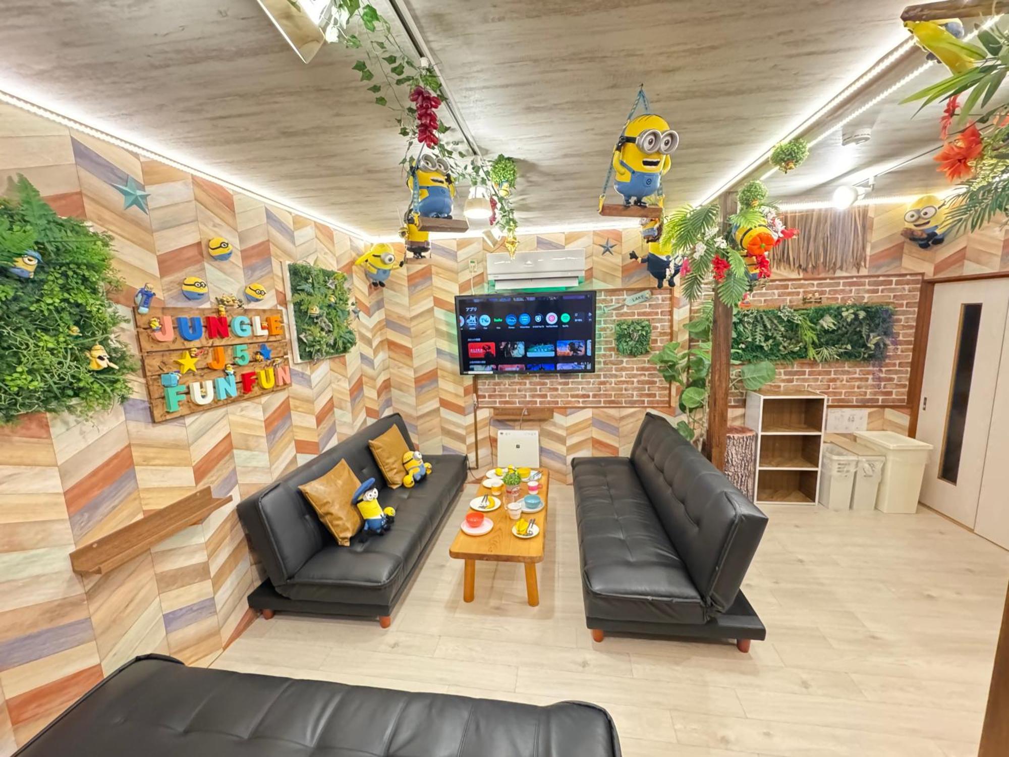 New Open Hotel Jungle Fun Fun J5 Coin Parking 500Yen For 24Hours Usj10 Minutes Ōsaka Exterior foto